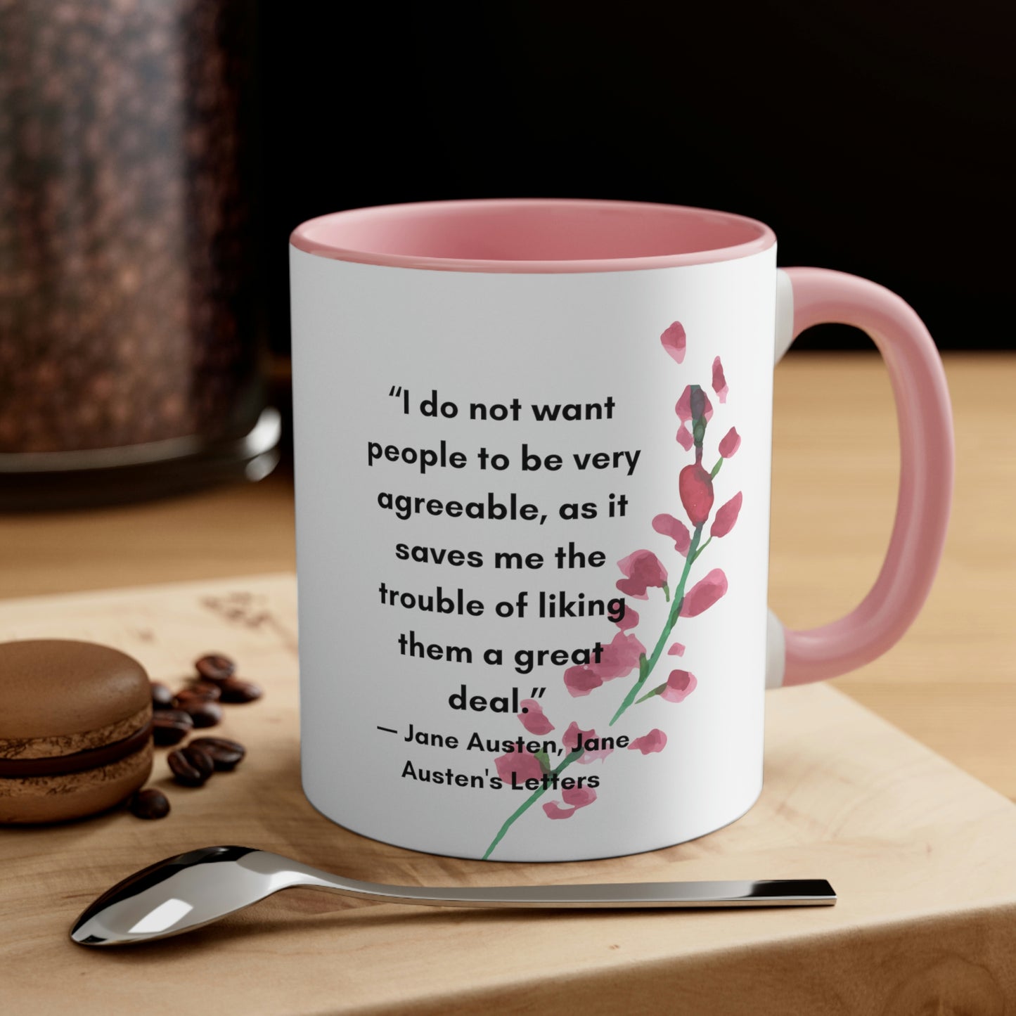 Jane Austen's Letters Mug, 11oz