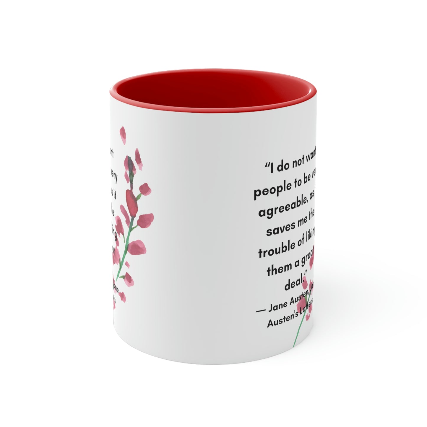 Jane Austen's Letters Mug, 11oz