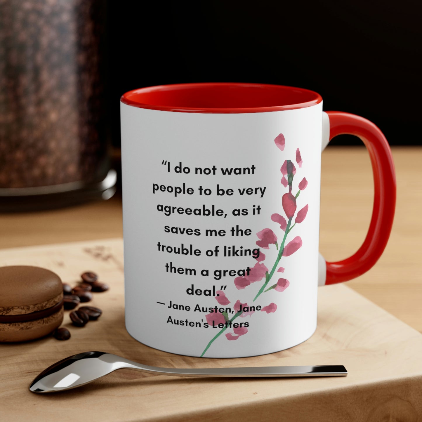 Jane Austen's Letters Mug, 11oz