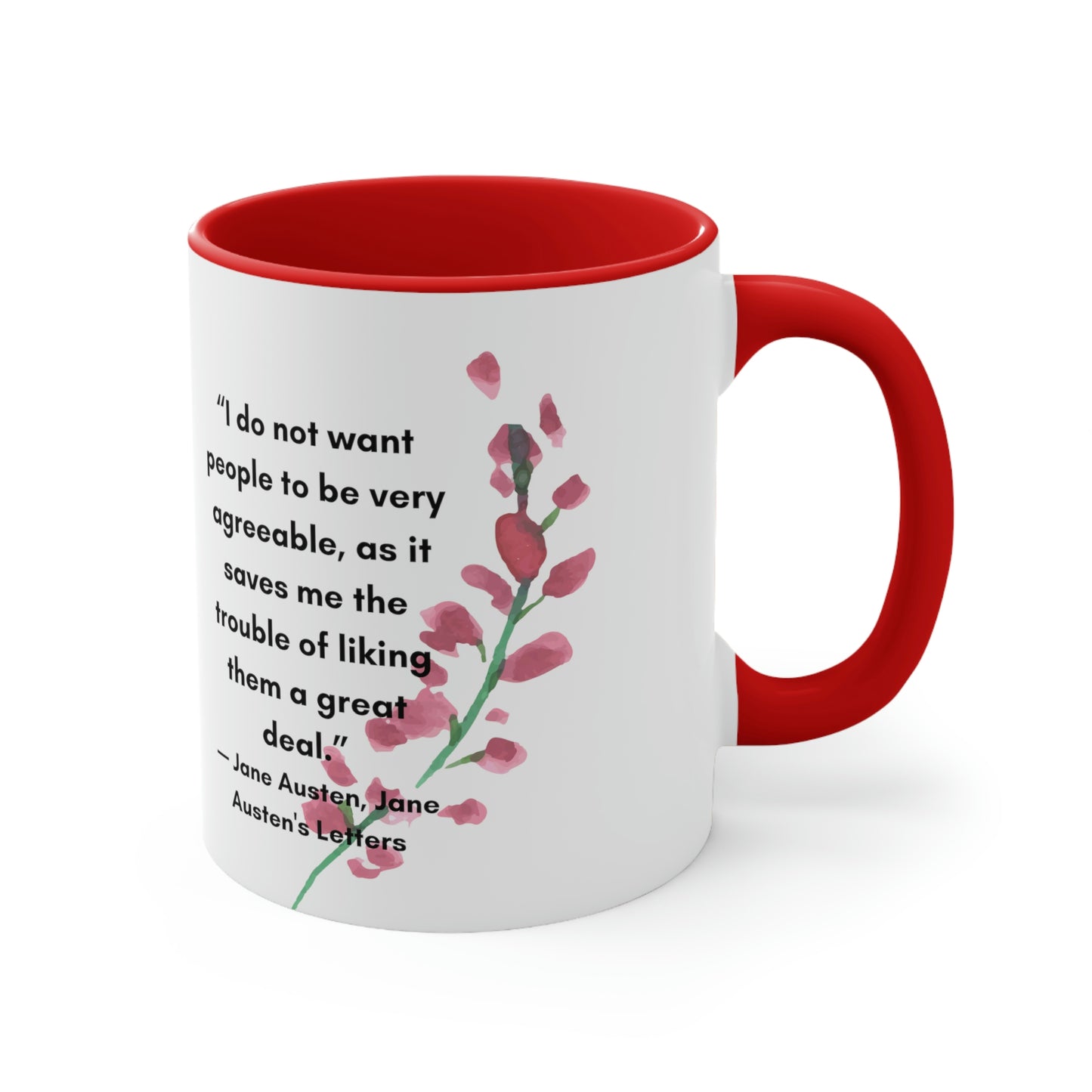 Jane Austen's Letters Mug, 11oz